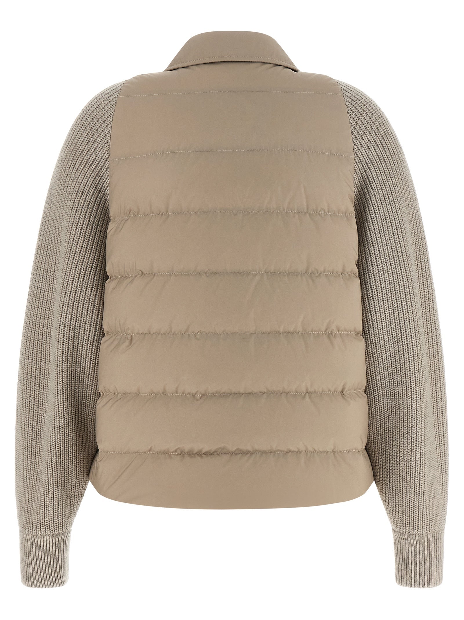 Brunello Cucinelli Beige Polyester Shell Jacket Brunello Cucinelli