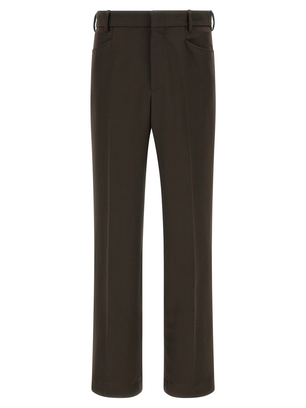 SECOND/LAYER Brown Polyester Casual Pants SECOND/LAYER