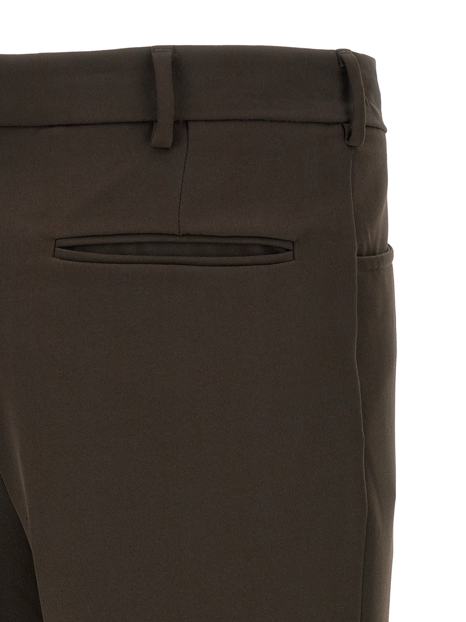 SECOND/LAYER Brown Polyester Casual Pants SECOND/LAYER