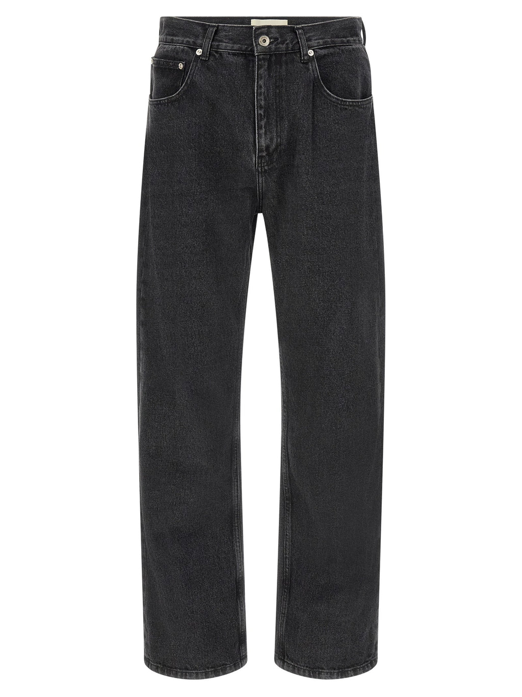 SECOND/LAYER Black Cotton Straight-Leg Jeans SECOND/LAYER
