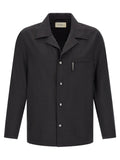 SECOND/LAYER Gray Polyester Blouse SECOND/LAYER