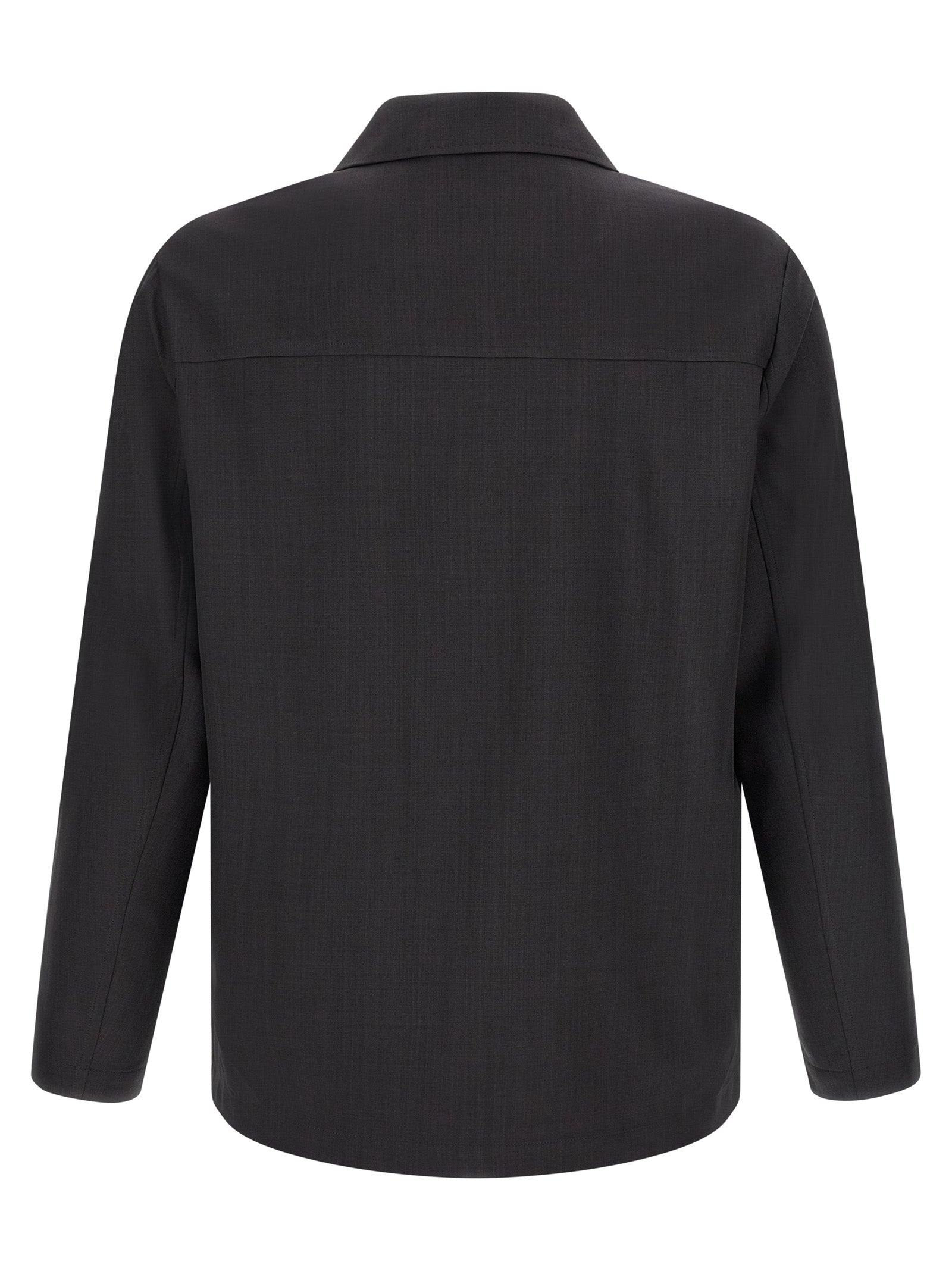 SECOND/LAYER Gray Polyester Blouse SECOND/LAYER