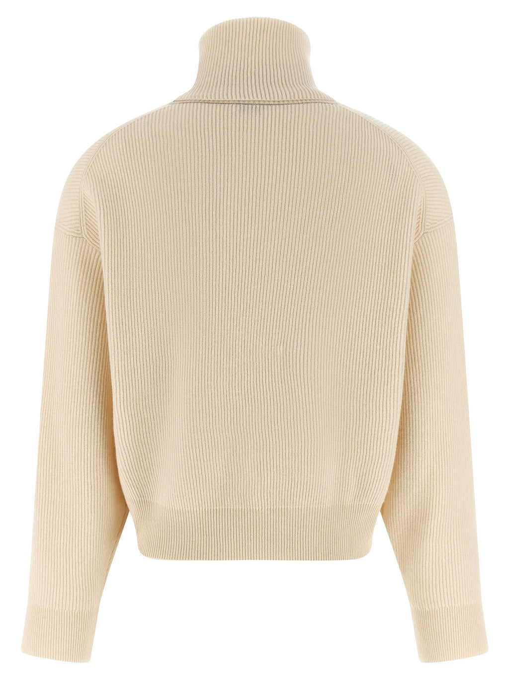 Brunello Cucinelli White Virgin Wool Cardigan Brunello Cucinelli