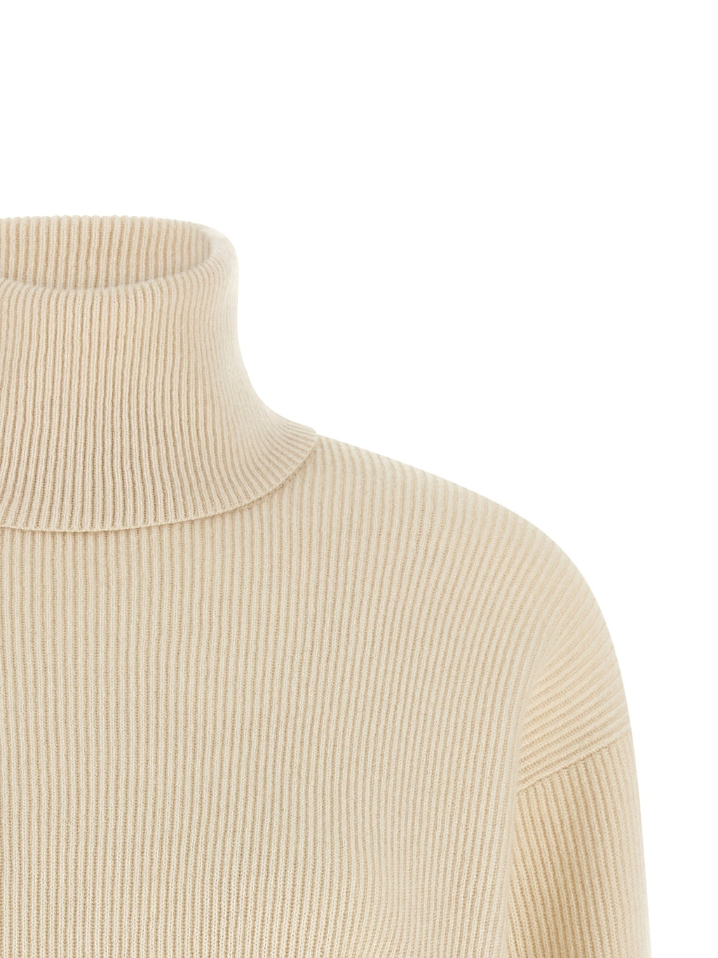 Brunello Cucinelli White Virgin Wool Cardigan Brunello Cucinelli