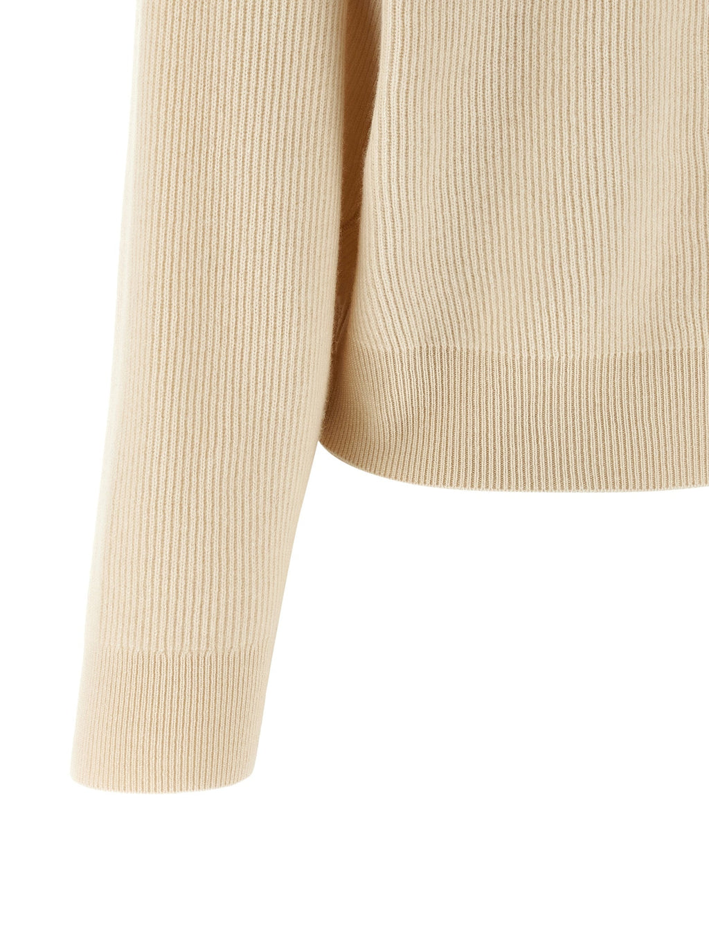 Brunello Cucinelli White Virgin Wool Cardigan Brunello Cucinelli