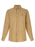 Polo Ralph Lauren Beige Linen Blouse Polo Ralph Lauren