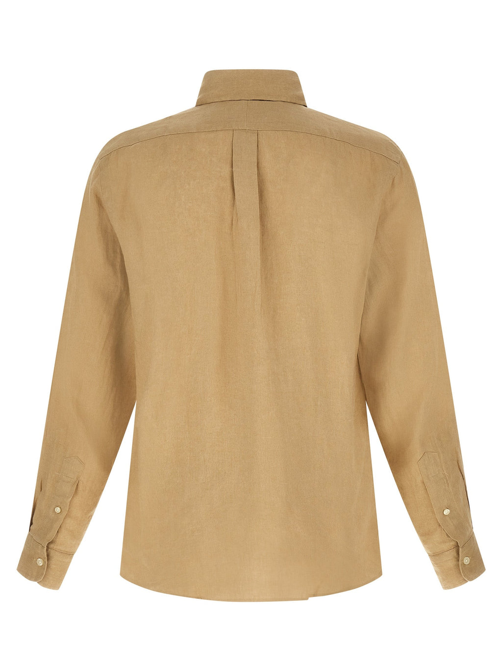 Polo Ralph Lauren Beige Linen Blouse Polo Ralph Lauren