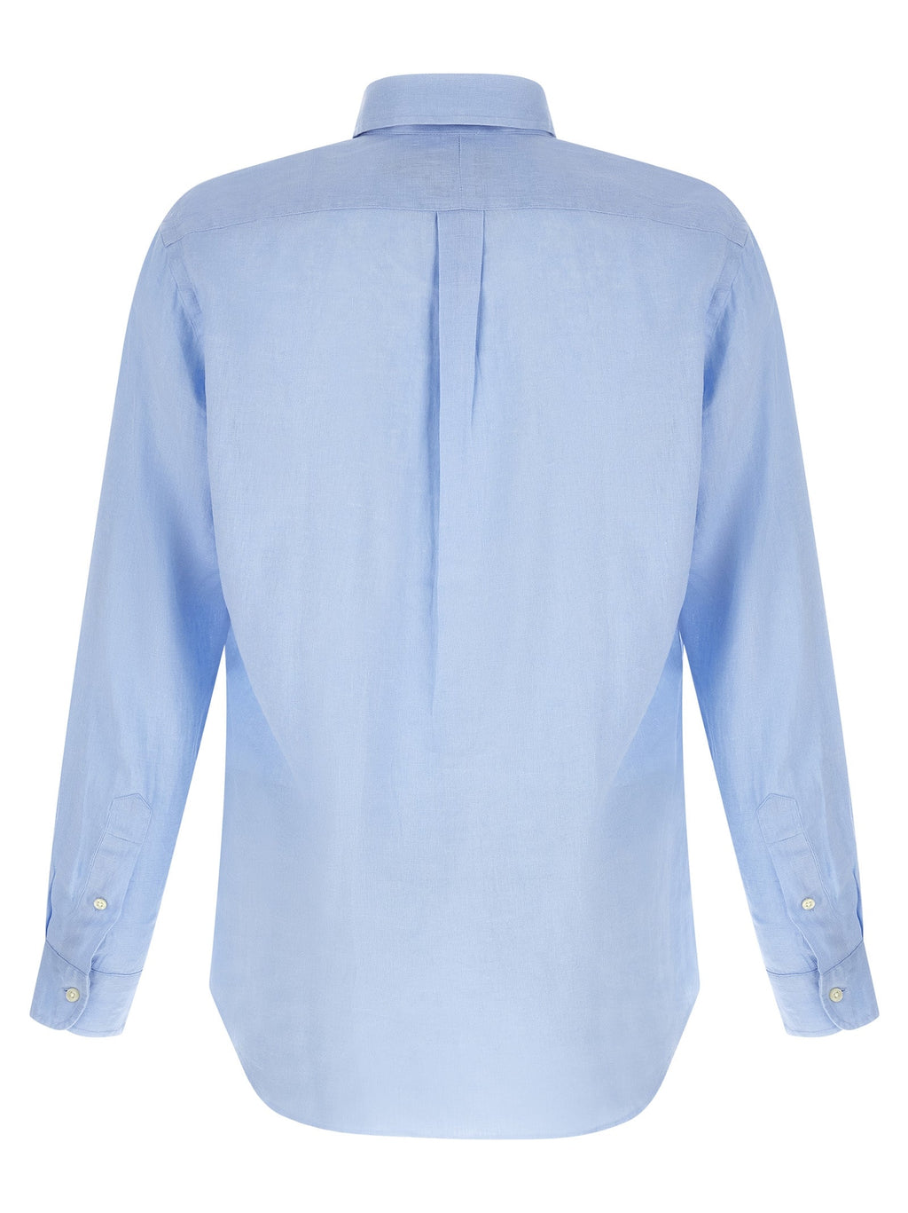 Polo Ralph Lauren Blue Linen Blouse Polo Ralph Lauren