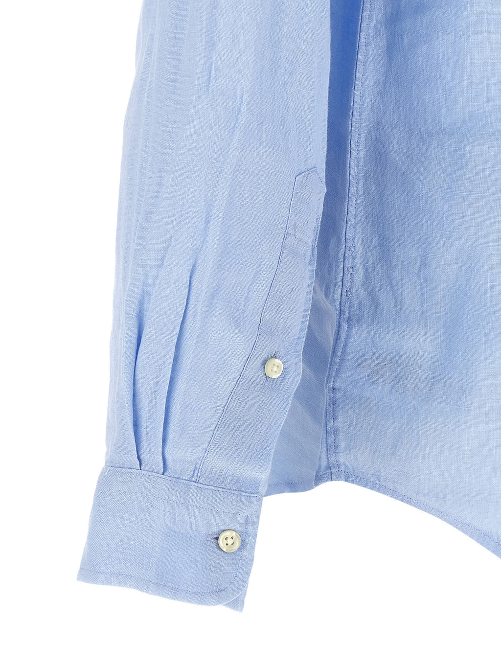 Polo Ralph Lauren Blue Linen Blouse Polo Ralph Lauren