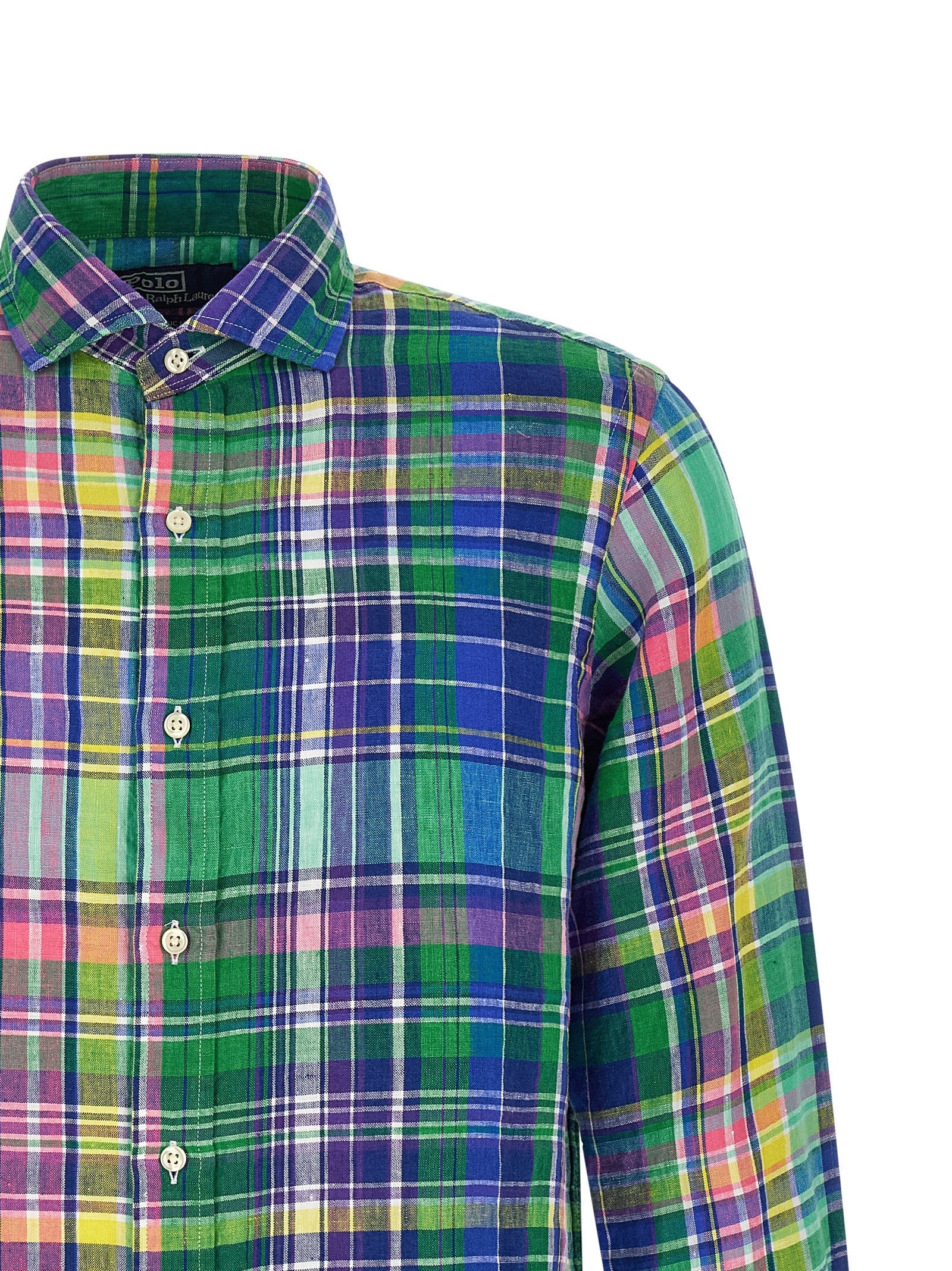Polo Ralph Lauren Multicolor Linen Blouse Polo Ralph Lauren