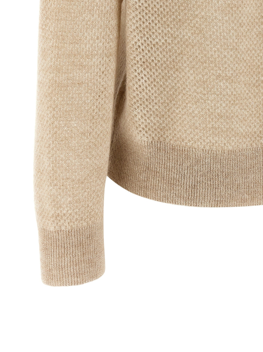Brunello Cucinelli Gold Wool Polo Shirt Brunello Cucinelli