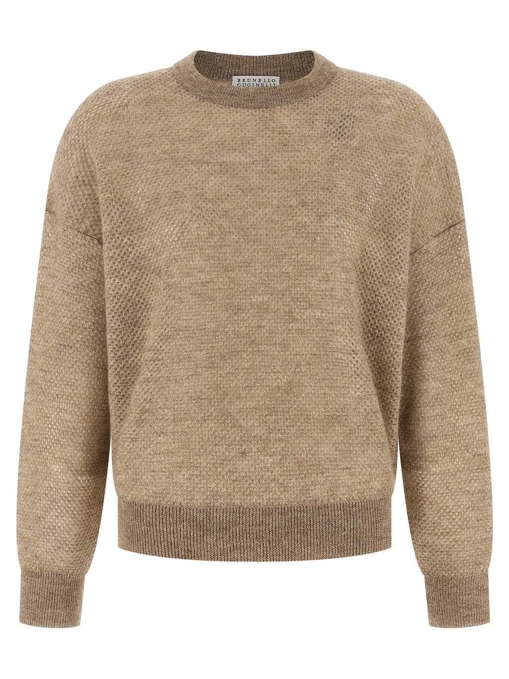 Brunello Cucinelli Beige Wool Cardigan Brunello Cucinelli