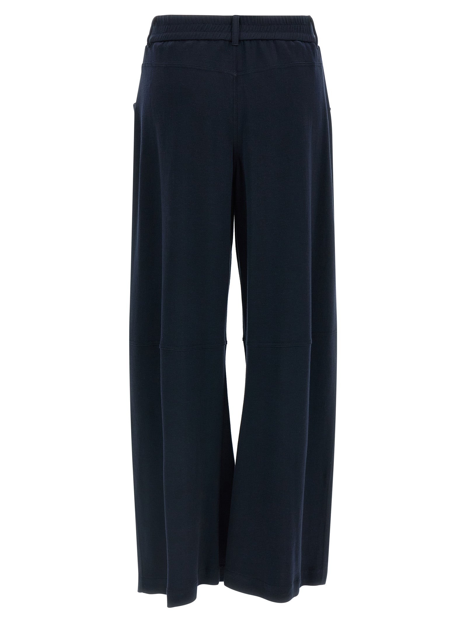 Brunello Cucinelli Blue Cotton Casual Pants Brunello Cucinelli