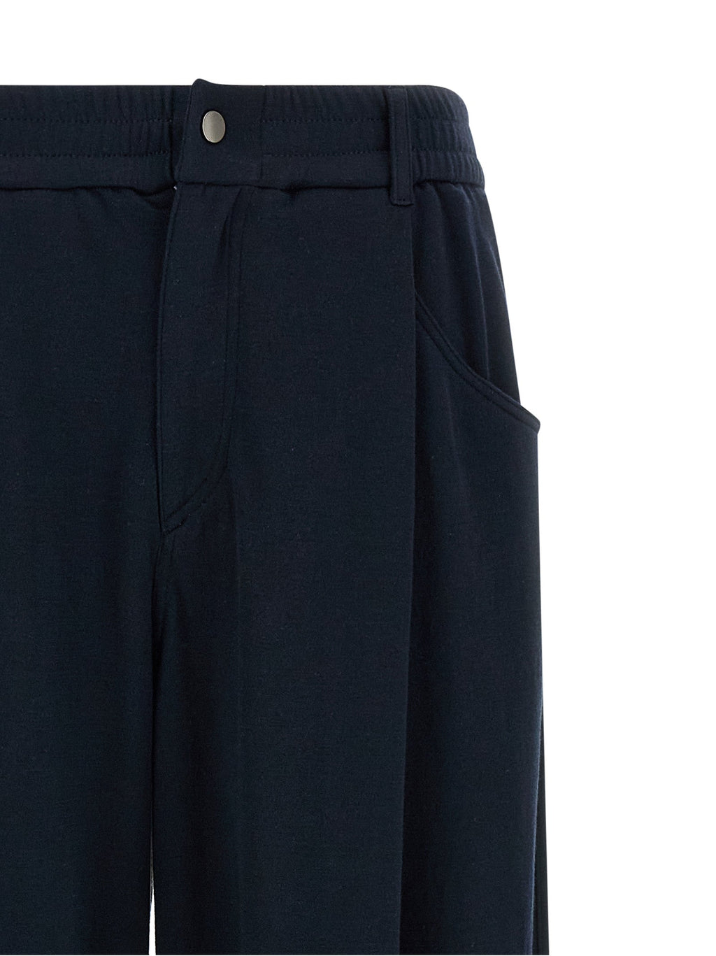 Brunello Cucinelli Blue Cotton Casual Pants Brunello Cucinelli