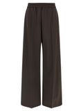 Brunello Cucinelli Brown Virgin Wool Casual Pants Brunello Cucinelli