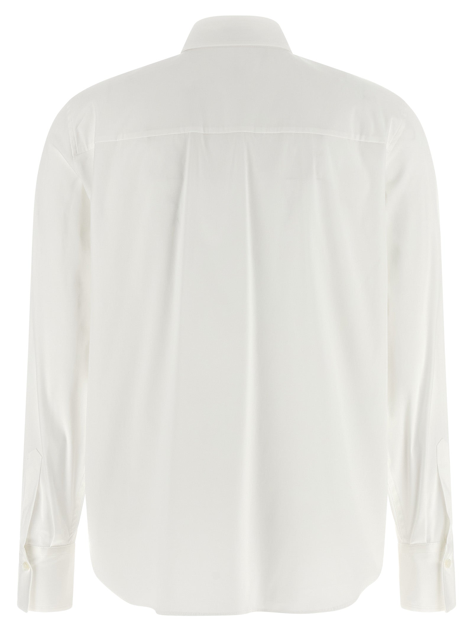 Brunello Cucinelli White Cotton Blouse Brunello Cucinelli
