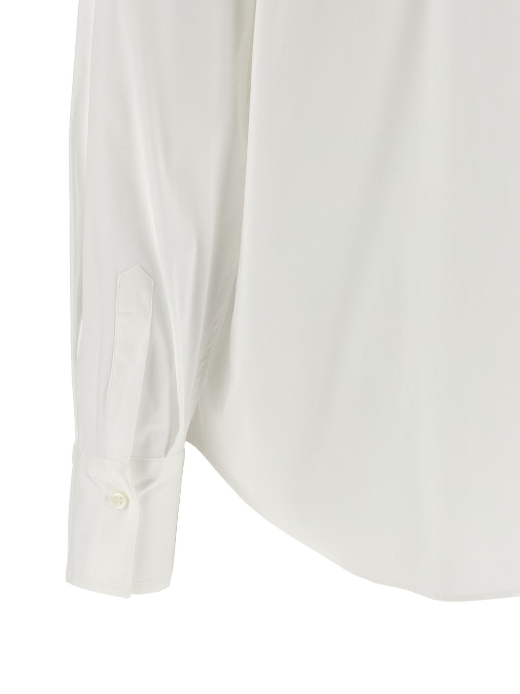 Brunello Cucinelli White Cotton Blouse Brunello Cucinelli