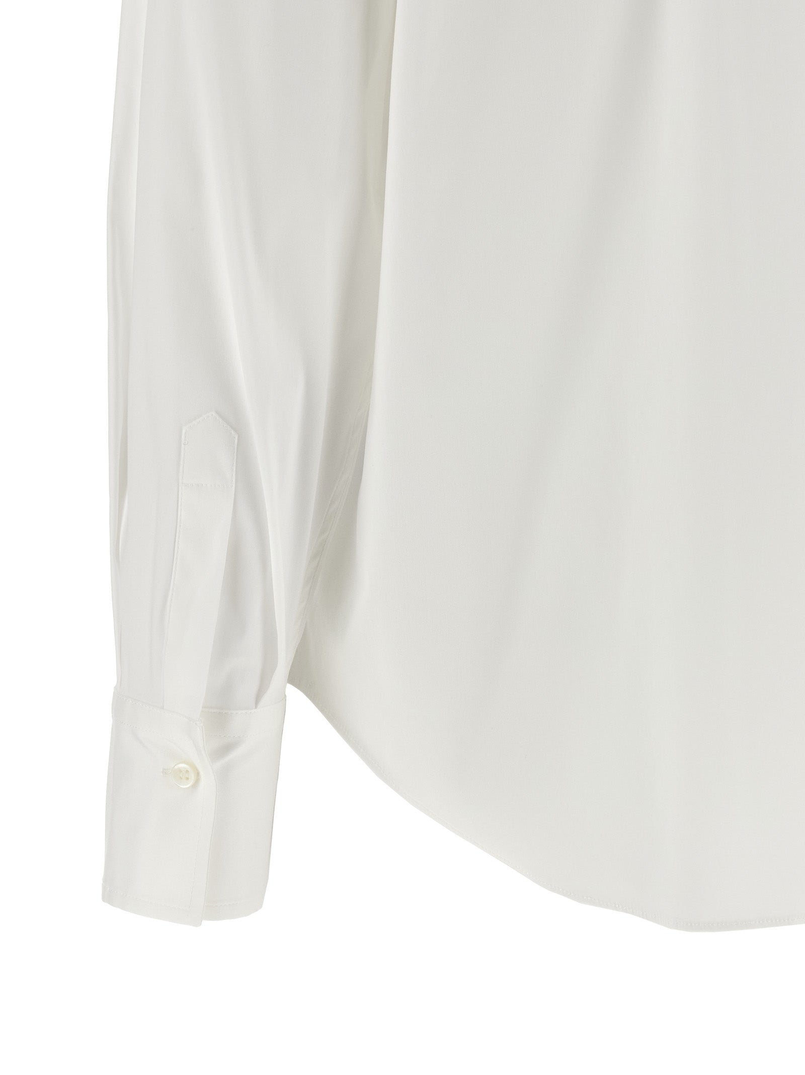 Brunello Cucinelli White Cotton Blouse Brunello Cucinelli