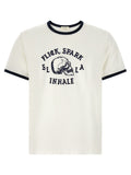 SECOND/LAYER Bicolor Cotton T-Shirt SECOND/LAYER