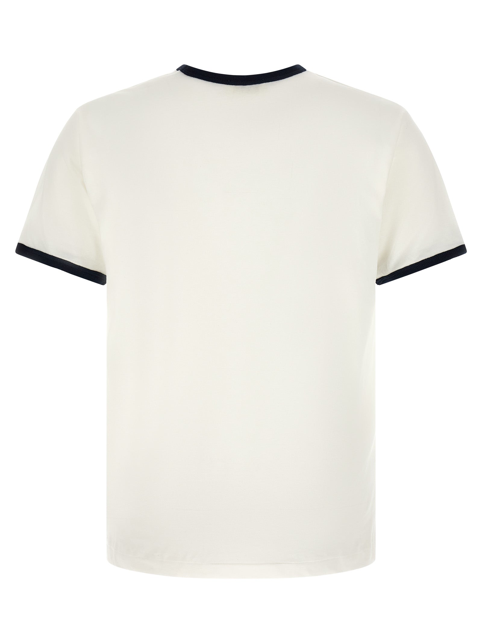 SECOND/LAYER Bicolor Cotton T-Shirt SECOND/LAYER
