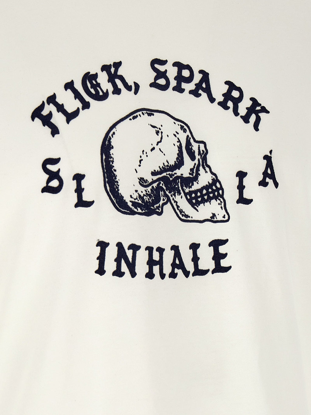 SECOND/LAYER Bicolor Cotton T-Shirt SECOND/LAYER