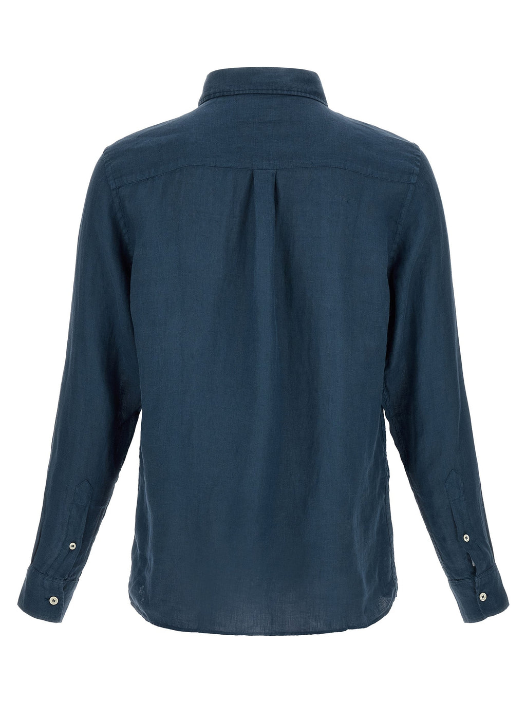 MC2 Saint Barth Blue Linen Polo Shirt MC2 Saint Barth
