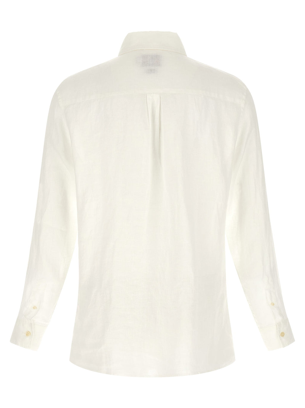 MC2 Saint Barth White Linen Polo Shirt MC2 Saint Barth