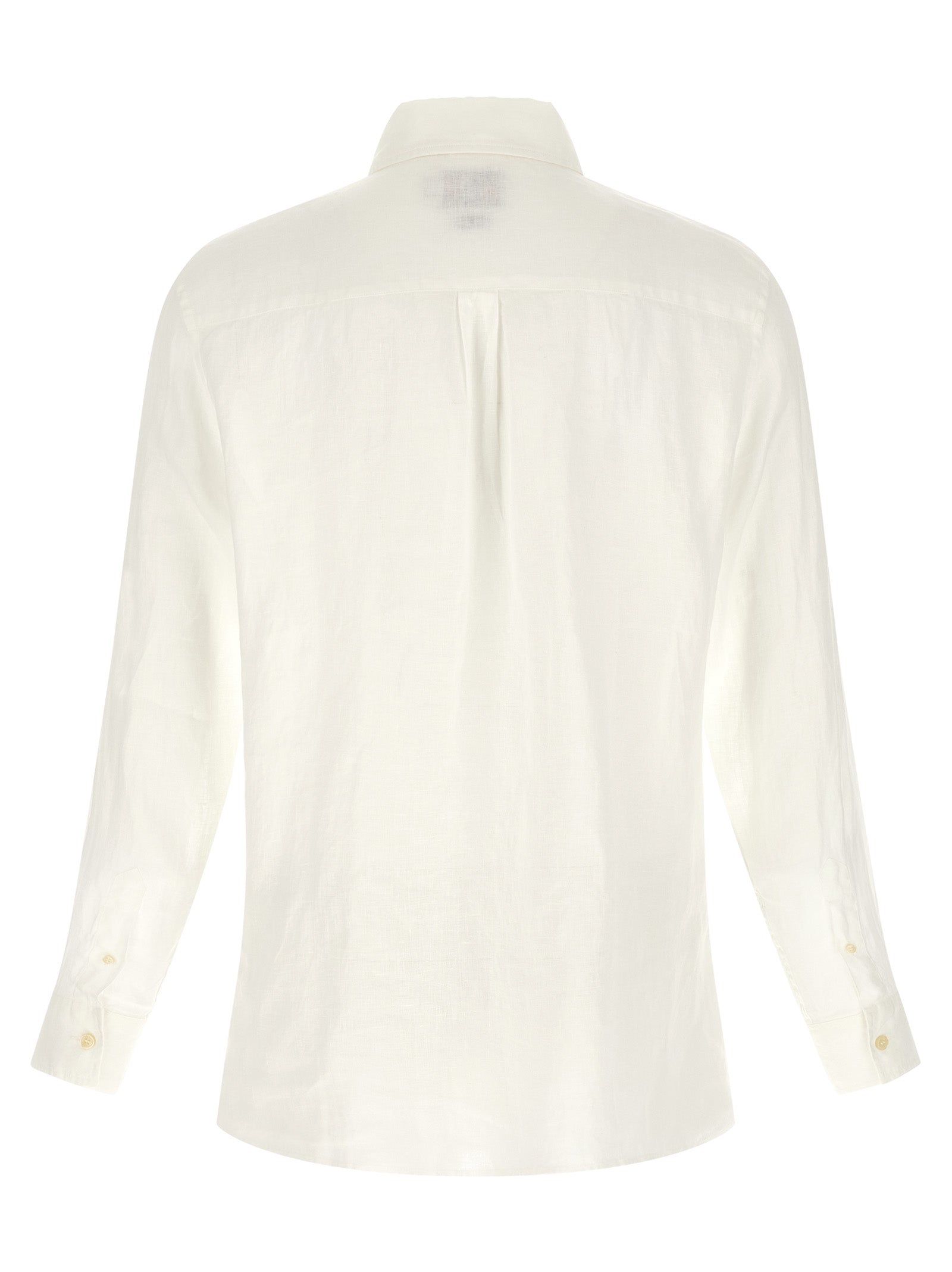 MC2 Saint Barth White Linen Polo Shirt MC2 Saint Barth