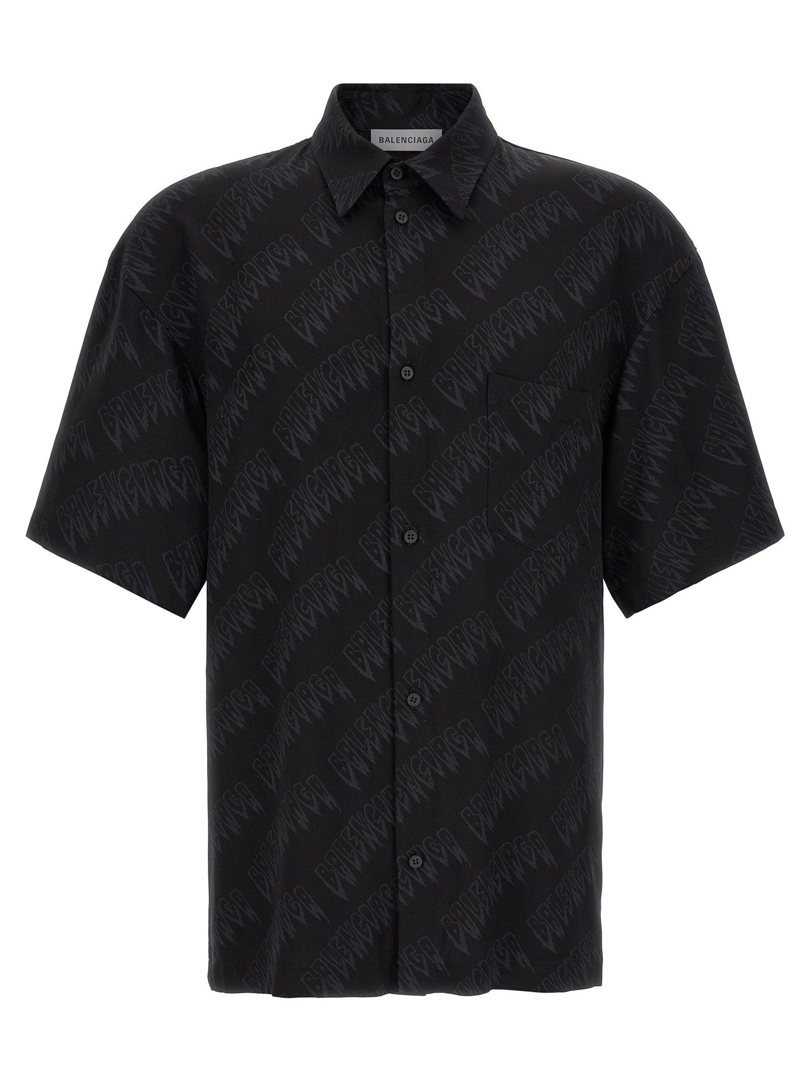 Balenciaga Black Viscose Blouse Balenciaga