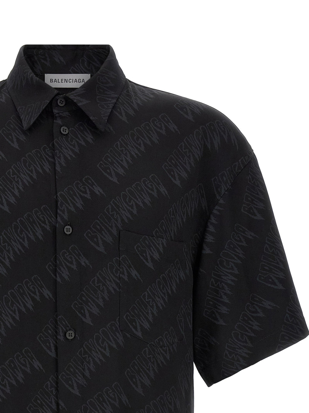 Balenciaga Black Viscose Blouse Balenciaga