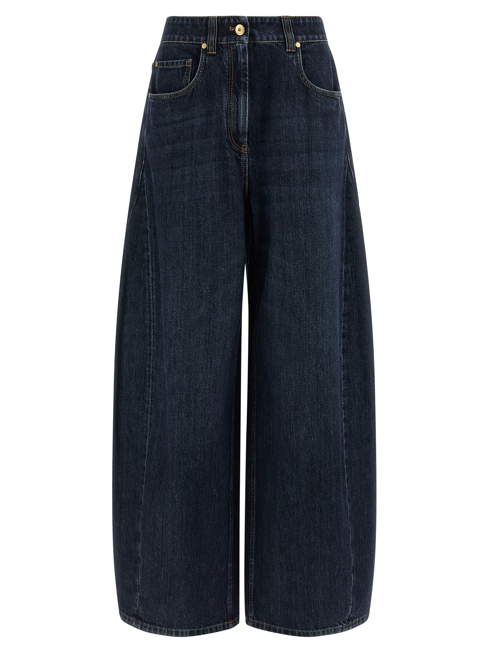 Brunello Cucinelli Blue Cotton Jeans Denim Brunello Cucinelli