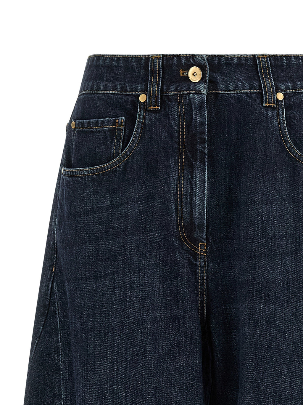 Brunello Cucinelli Blue Cotton Jeans Denim Brunello Cucinelli