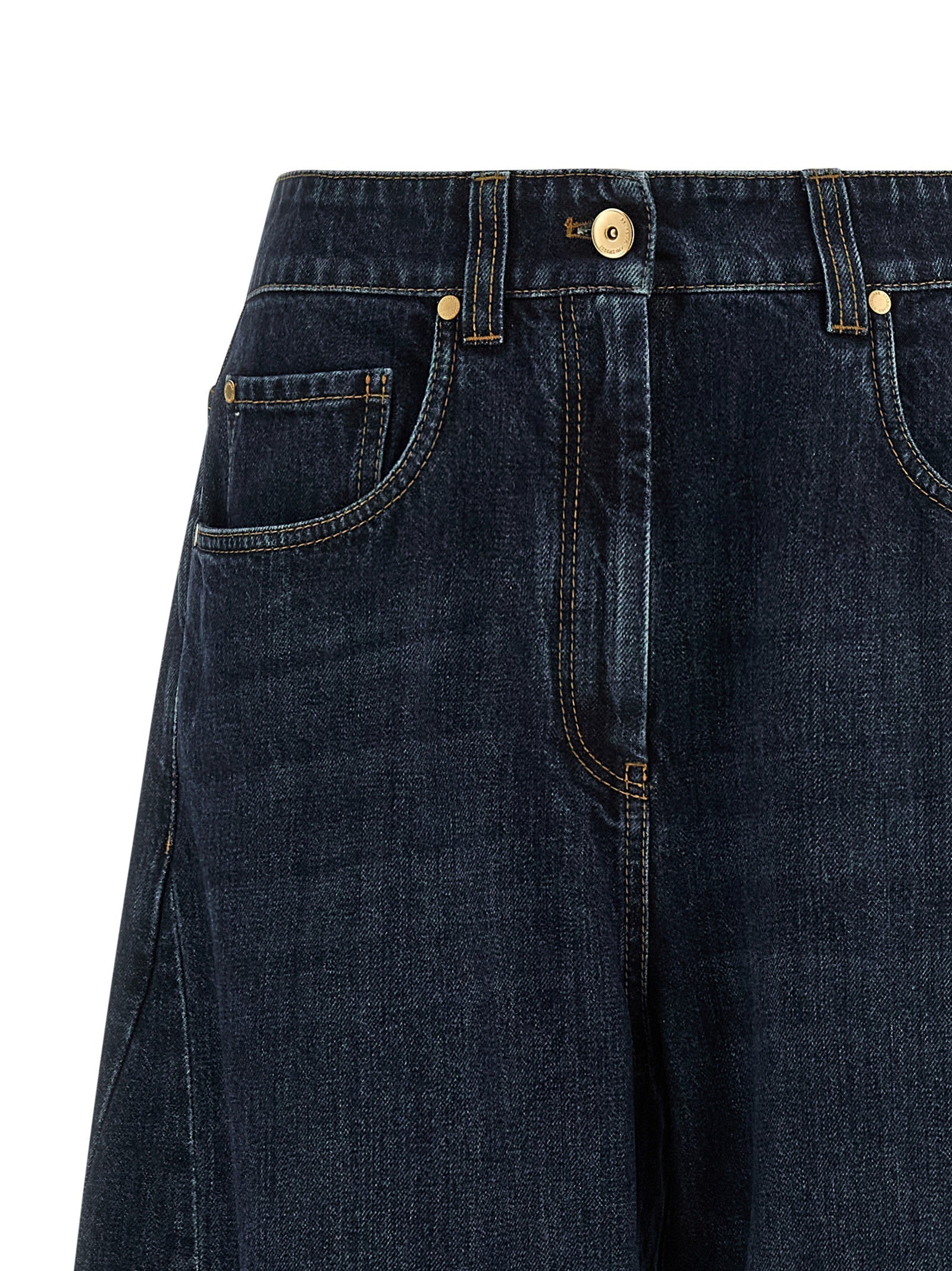 Brunello Cucinelli Blue Cotton Jeans Denim Brunello Cucinelli