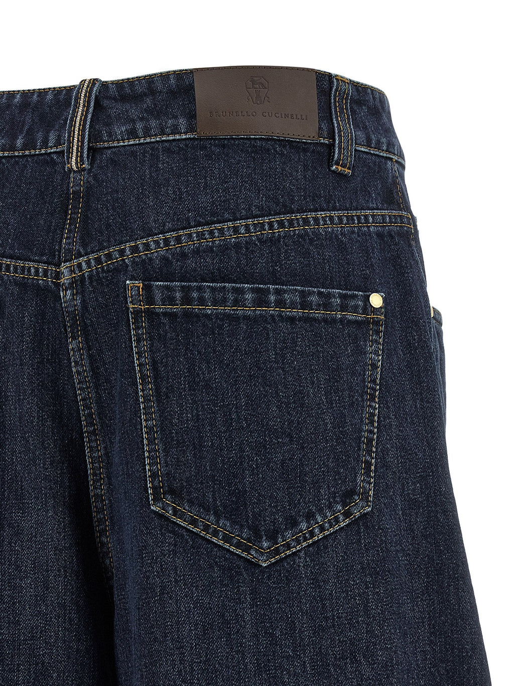 Brunello Cucinelli Blue Cotton Jeans Denim Brunello Cucinelli