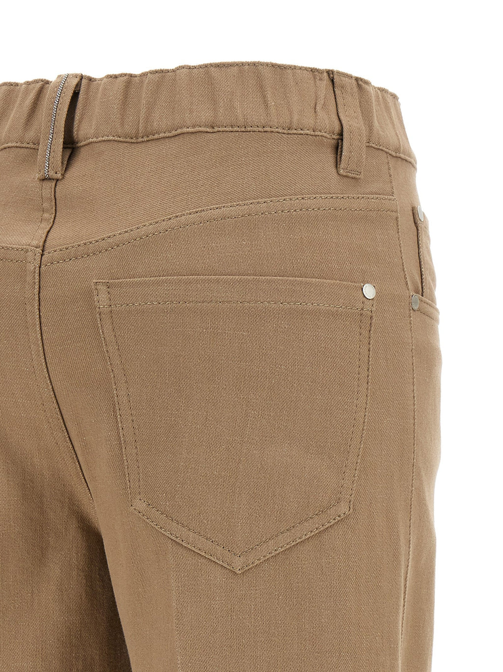 Brunello Cucinelli Beige Cotton Jeans Denim Brunello Cucinelli