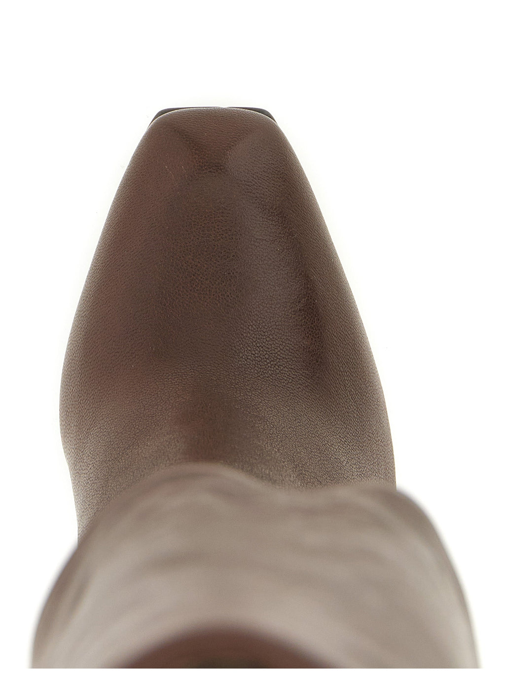 Alexander McQueen Brown Lamb Leather Over The Knee Alexander McQueen
