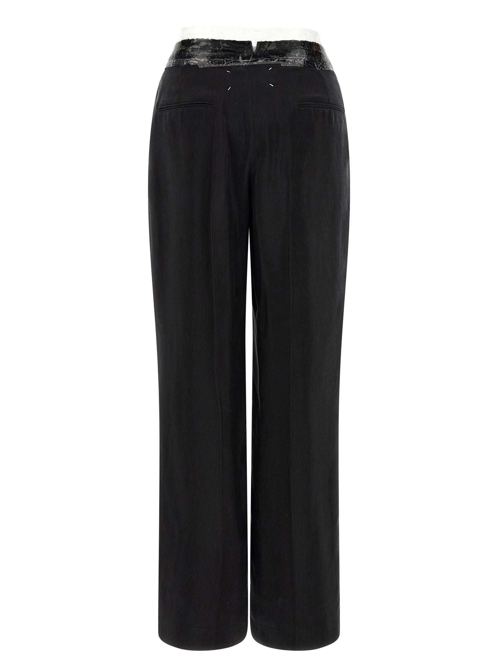 Maison Margiela Black Copper Casual Pants Maison Margiela