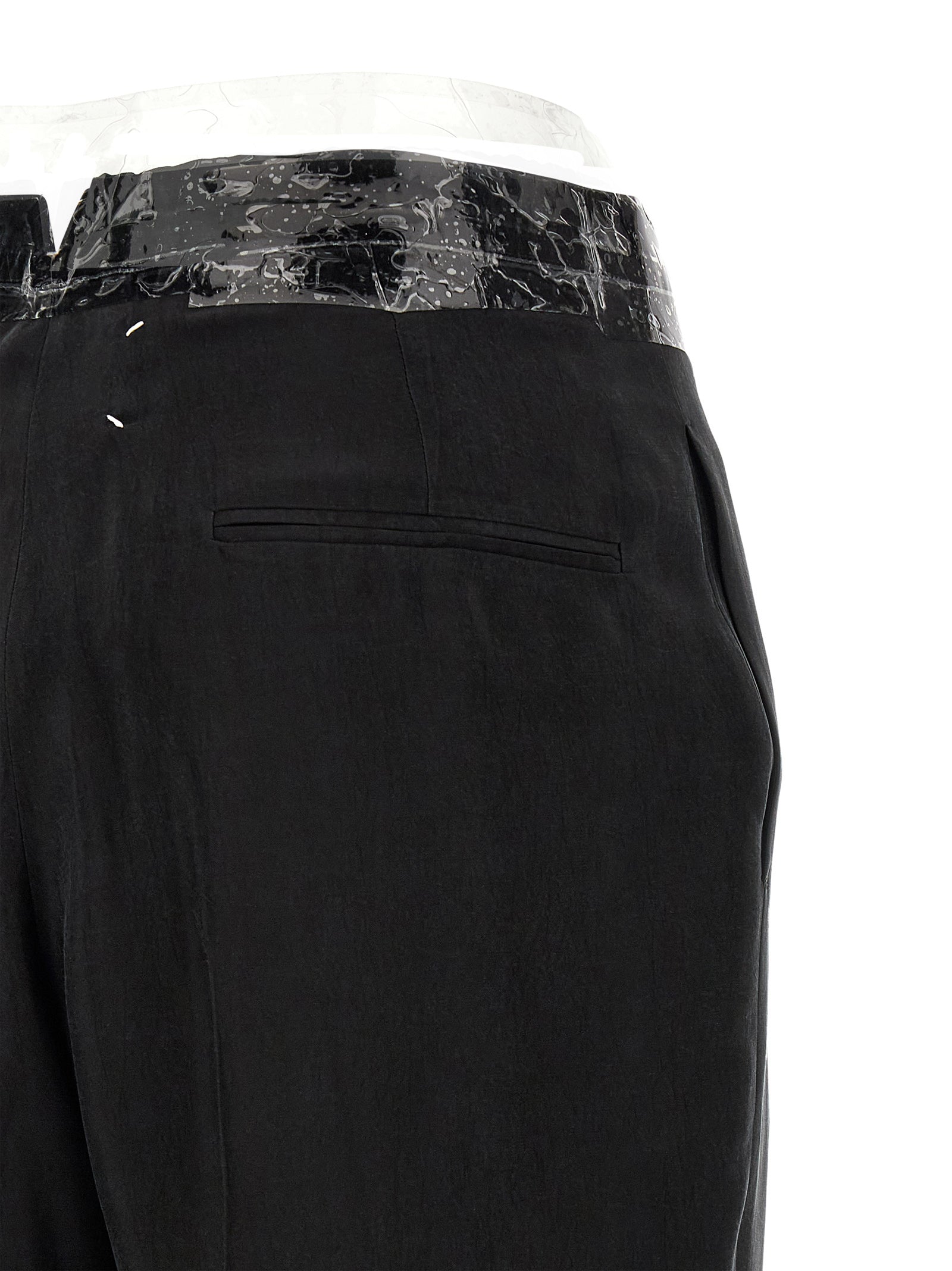 Maison Margiela Black Copper Casual Pants Maison Margiela