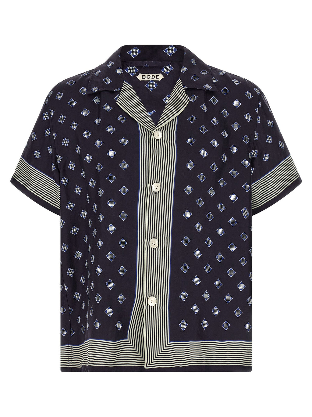BODE Blue Silk Blouse BODE