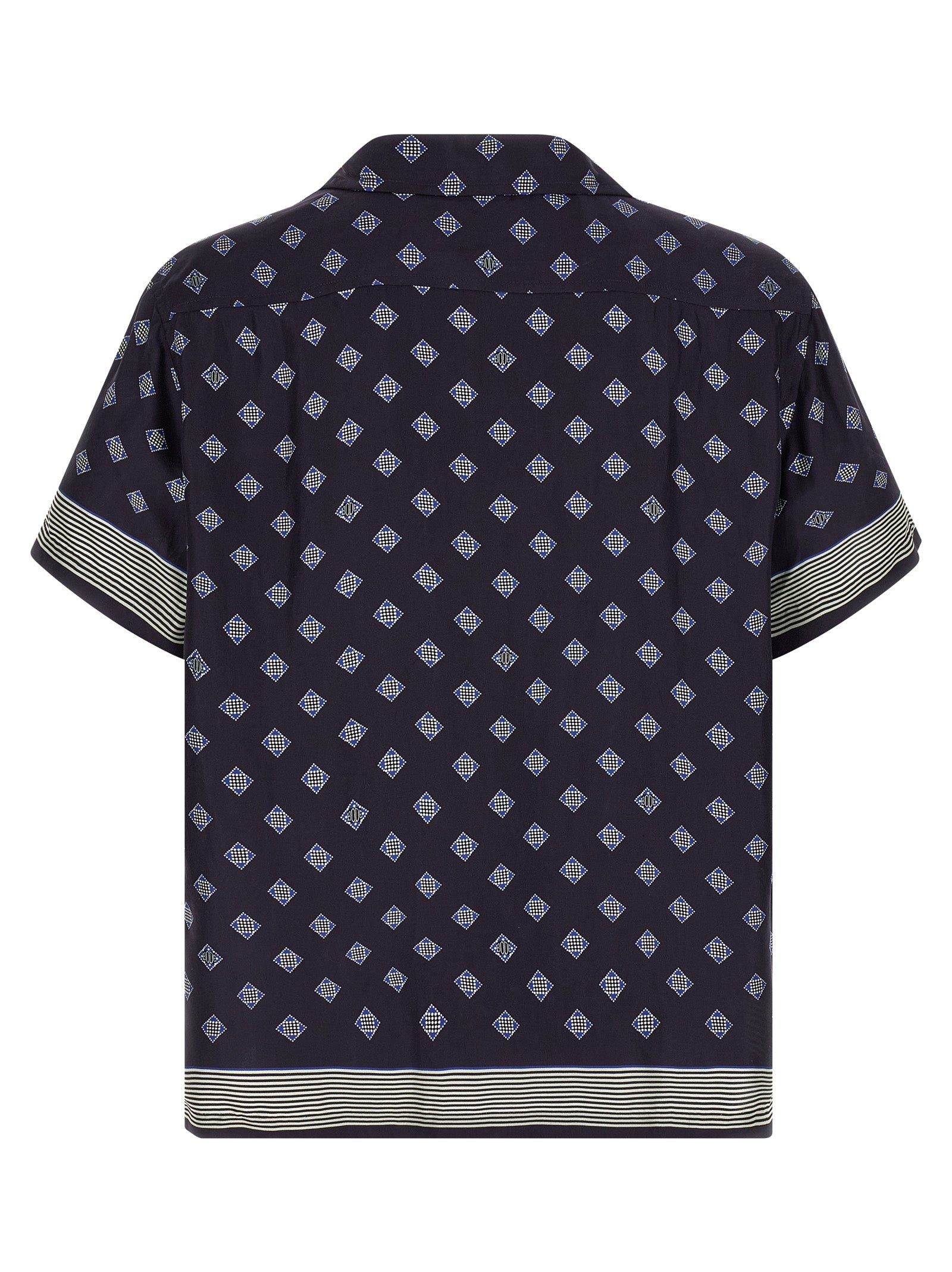 BODE Blue Silk Blouse BODE