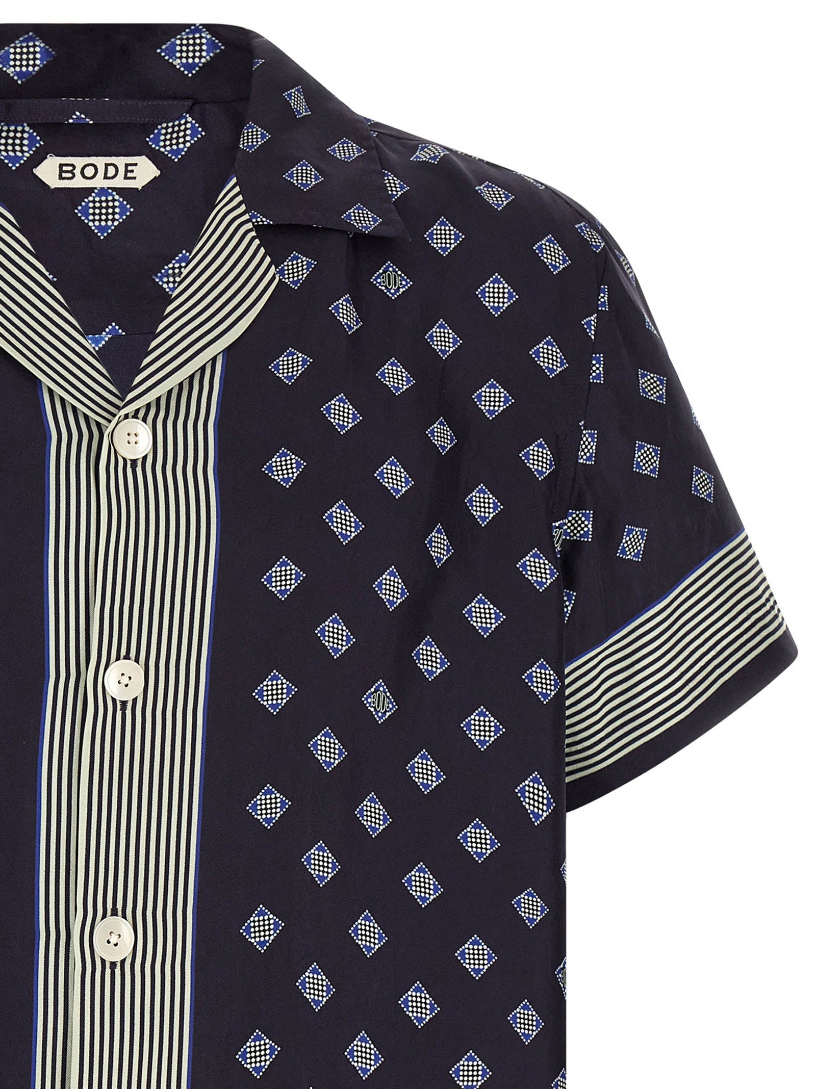 BODE Blue Silk Blouse BODE