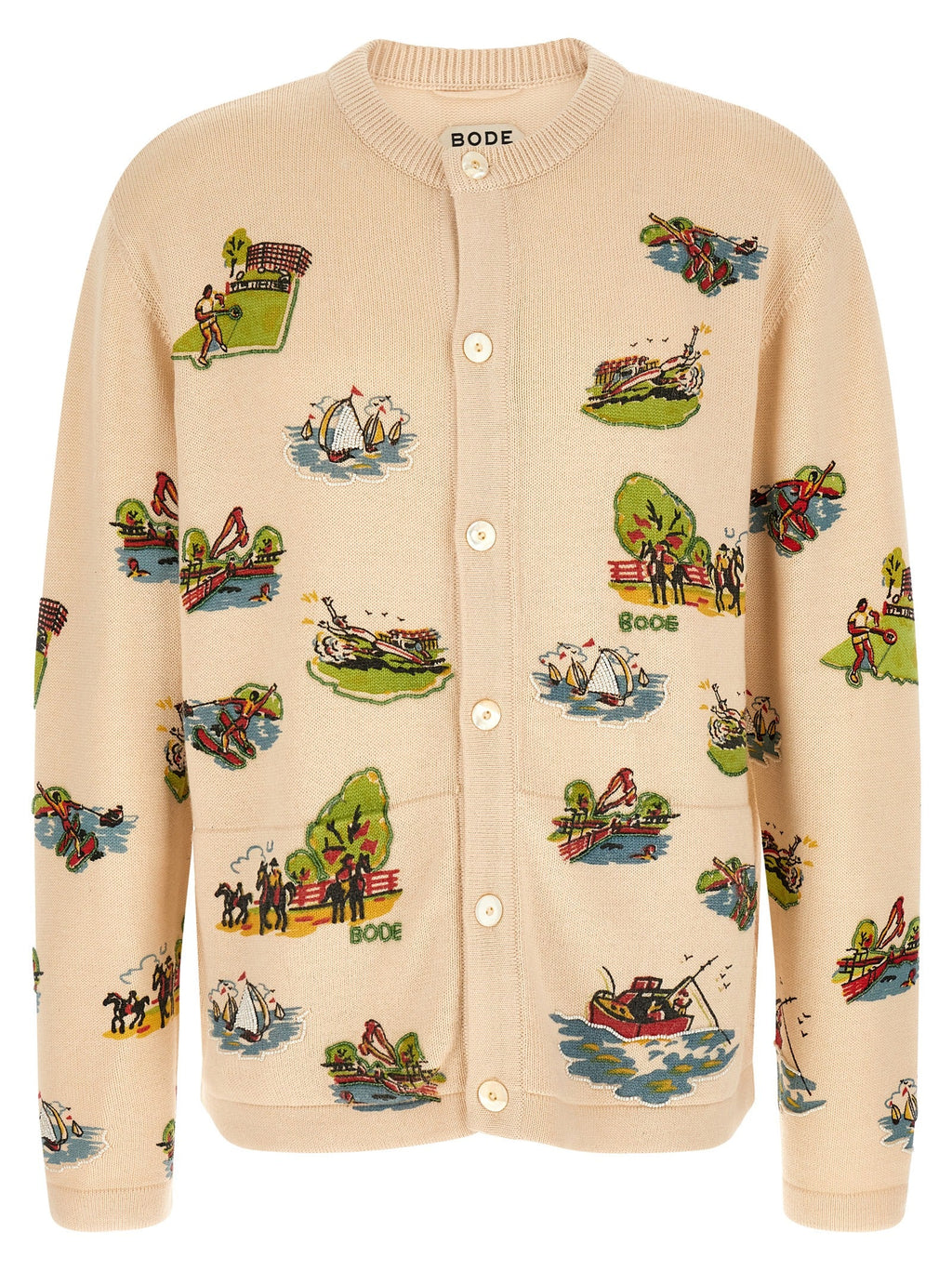 BODE Multicolor Merino Wool Cardigan BODE
