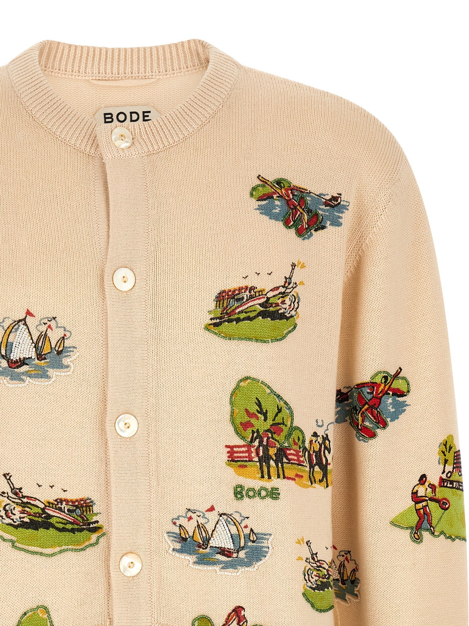 BODE Multicolor Merino Wool Cardigan BODE