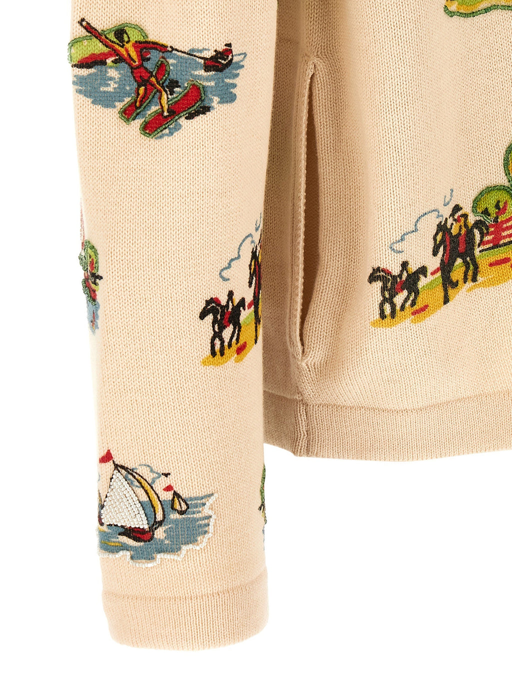 BODE Multicolor Merino Wool Cardigan BODE