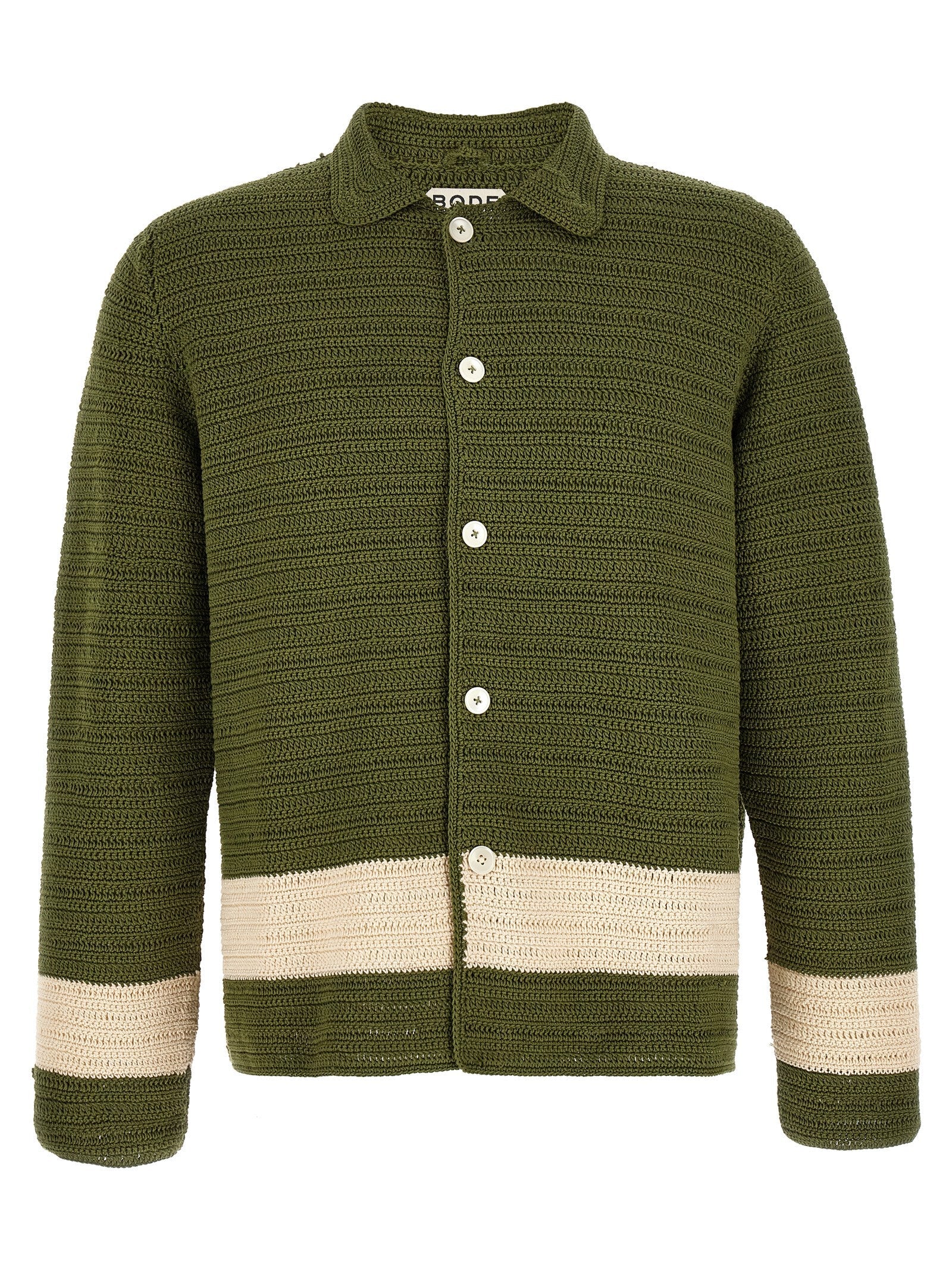 BODE Bicolor Cotton Blouse BODE