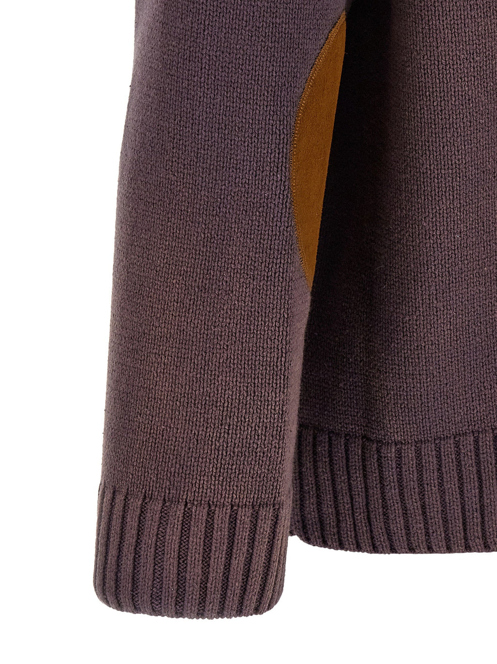 FOUND Brown Cotton Cardigan