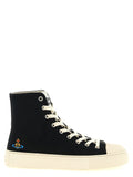 Vivienne Westwood Bicolor Cotton High Top Sneakers Vivienne Westwood