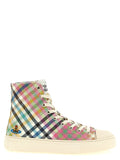 Vivienne Westwood Multicolor Cotton High Top Sneakers Vivienne Westwood