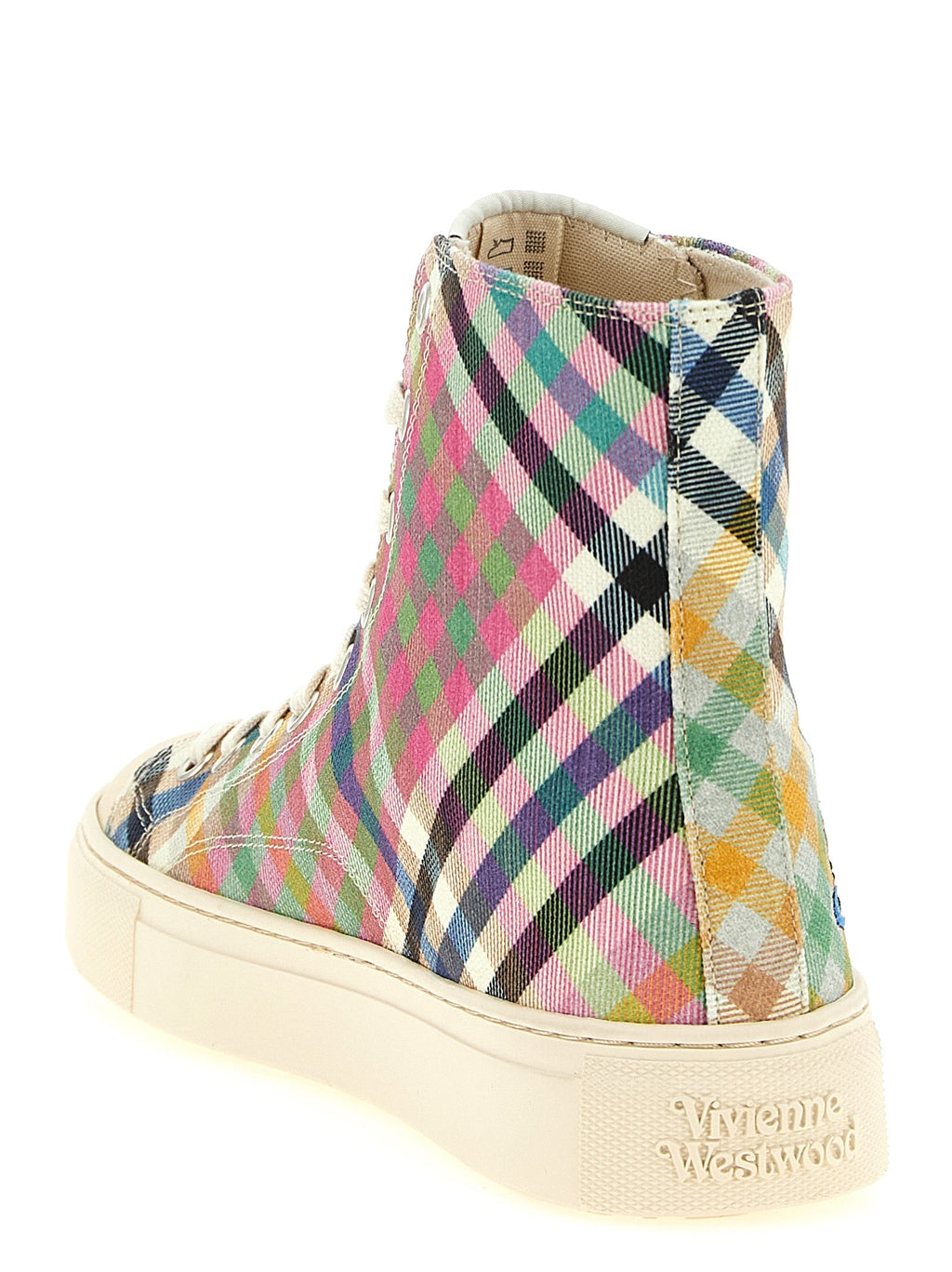 Vivienne Westwood Multicolor Cotton High Top Sneakers Vivienne Westwood