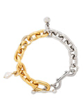 Paco Rabanne Multicolor Brass Necklace